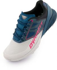 Buty damskie Dynafit Wms Alpine Fjord-nimbus niebieskie. Białe trekkingi Dynafit, bez wzorów, bez zapięcia, do biegania. Za 431.99 zł.
