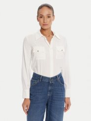 Rinascimento Koszula CFC0125777003 Biały Regular Fit. Białe koszule Rinascimento, s, bez wzorów, z syntetyku, bez kołnierzyka, bez ramiączek. Za 249.99 zł.