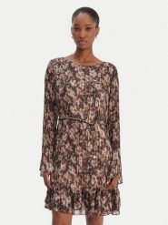 Guess Sukienka codzienna W6RK37 WJ712 Brązowy Regular Fit. Brązowe sukienki Guess, na co dzień, xxl, z aplikacjami, z syntetyku, bez kołnierzyka, bez ramiączek, proste. Za 659.99 zł.