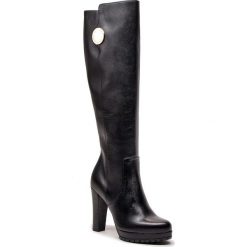 Kozaki EMPORIO ARMANI - X3O158 XF255 00002 Black. Czarne kozaki Emporio Armani, z materiału. Za 1,489.00 zł.