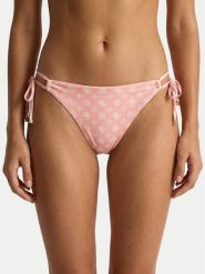 Guess Dół od bikini E6GO06 MC04R Różowy. Czerwone bikini Guess, z aplikacjami, z syntetyku. Za 239.99 zł.