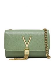 Valentino Torebka Divina VBS1R403G Zielony. Zielone kopertówki Valentino, bez wzorów, ze skóry, wizytowe, bez dodatków. Za 219.99 zł.