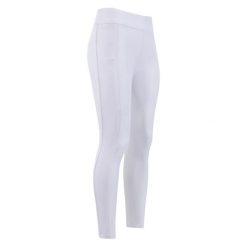 Damskie legginsy jeździeckie z pełną przyczepnością Imperial Riding Basic. Zielone legginsy IMPERIAL RIDING, bez wzorów, eleganckie. Za 243.00 zł.
