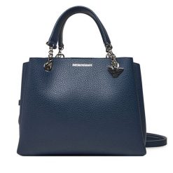 Torebka Emporio Armani. Niebieskie torebki klasyczne Emporio Armani, bez wzorów, klasyczne, bez dodatków. Za 779.99 zł.