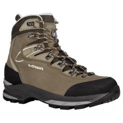 Buty trekkingowe damskie Lowa Mauria Evo Ll. Brązowe buty trekkingowe Lowa, bez wzorów, z materiału, za kostkę, bez zapięcia. Za 1,136.00 zł.