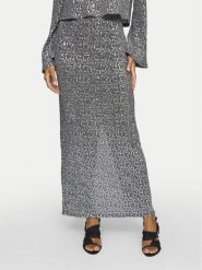 Vila Spódnica maxi Sanadu 14101820 Srebrny Regular Fit. Szare spódnice Vila, bez wzorów, z syntetyku, maxi. Za 139.99 zł.