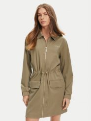 Guess Sukienka codzienna V5YK04 KCX42 Zielony Regular Fit. Zielone sukienki Guess, na co dzień, xl, z aplikacjami, z syntetyku, bez kołnierzyka, bez ramiączek, proste. Za 399.99 zł.