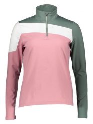 Killtec Koszulka funkcyjna "KSW 258" w kolorze zielono-biało-jasnoróżowym rozmiar: 38. Białe t-shirty sportowe Killtec, bez wzorów, bez ramiączek, outdoorowe. Za 119.12 zł.