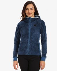 Bluza damska z kapturem Kilpi Norka. Niebieskie bluzy z kapturem Kilpi, bez wzorów, z materiału, z kapturem. Za 422.05 zł.