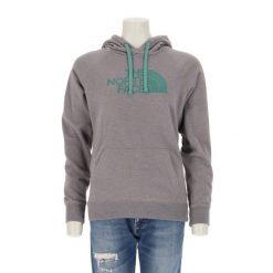 Second life - Bluza damska z kapturem TNF Grey - Jak nowy. Szare bluzy The North Face, bez wzorów, bez ramiączek, z kapturem. Za 127.76 zł.