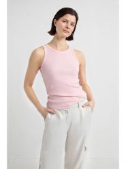 Josephine & Co Top "Doutzen" w kolorze jasnoróżowym rozmiar: S. Różowe topy Josephine & Co, s, bez wzorów, prążkowane, bez kołnierzyka, bez ramiączek. Za 136.45 zł.