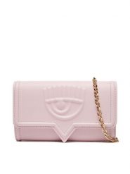 Chiara Ferragni Torebka 76SB4BAA Różowy. Czerwone kopertówki Chiara Ferragni, bez wzorów, ze skóry, wizytowe, bez dodatków. Za 599.99 zł.