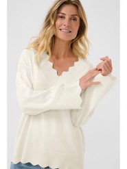 Cream Sweter w kolorze kremowym rozmiar: M. Brązowe swetry Cream, m, bez wzorów, bez ramiączek. Za 87.40 zł.