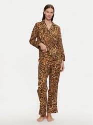 LAUREN RALPH LAUREN Piżama ILN92377F Beżowy Relaxed Fit. Brązowe piżamy Lauren Ralph Lauren, xl, bez wzorów, z wiskozy, bez kołnierzyka, bez ramiączek. Za 349.99 zł.