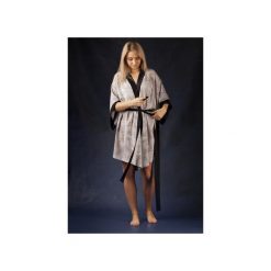 SZLAFROK KIMONO biały w szale kontury kwiatów. Szlafroki damskie marki Intime. Za 249.00 zł.