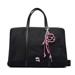 Torebka KARL LAGERFELD. Czarne torebki klasyczne KARL LAGERFELD, bez wzorów, klasyczne, bez dodatków. Za 799.99 zł.