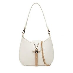 Torebka Valentino. Białe torebki klasyczne Valentino, bez wzorów, klasyczne, bez dodatków. Za 249.99 zł.