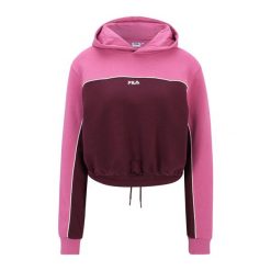 Damska Bluza Z Kapturem Laagna. Czerwone bluzy Fila, m, bez wzorów, bez ramiączek, z kapturem. Za 345.99 zł.