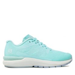 Buty do biegania Salomon. Niebieskie buty do biegania Salomon, bez wzorów, bez zapięcia, do biegania. Za 599.99 zł.