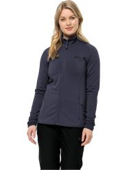 Jack Wolfskin Kurtka polarowa "Baiselberg" w kolorze granatowym rozmiar: M. Niebieskie kurtki Jack Wolfskin, m, bez wzorów, z materiału, bez kaptura. Za 181.42 zł.
