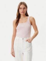 Guess Top W5GP26 KA0H1 Różowy Regular Fit. Czerwone topy Guess, xs, z aplikacjami, z bawełny, bez kołnierzyka, bez ramiączek. Za 79.99 zł.