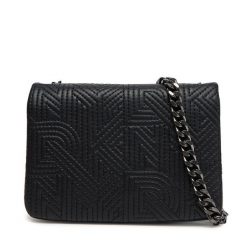 Torebka DKNY. Czarne kopertówki DKNY, bez wzorów, wizytowe, bez dodatków. Za 329.99 zł.