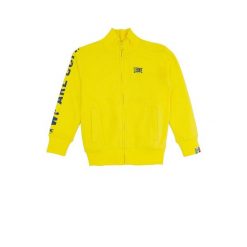 Bluza z pełny zamek błyskawiczny na co dzień. Brązowe bluzy LEONE 1947 APPAREL, bez wzorów, z bawełny, bez kaptura, na fitness i siłownię. W wyprzedaży za 109.46 zł.