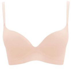 Biustonosz push-up z pianki z elastycznymi ramiączkami Emmaline. Czarne biustonosze Intica, bez wzorów. Za 59.00 zł.