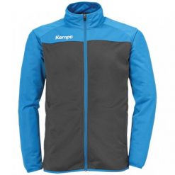 Bluza Kempa Prime Poly Jacket. Niebieskie bluzy Kempa, bez wzorów, sportowe, bez ramiączek, bez kaptura. W wyprzedaży za 169.50 zł.