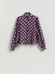 Koszula z modalem - wielobarwny. Koszule Reserved, l, bez wzorów, z tkaniny, bez kołnierzyka, bez ramiączek. Za 139.99 zł.
