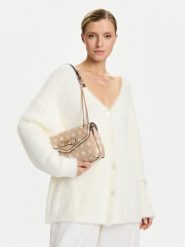 Guess Torebka Silia HWGP98 90210 Beżowy. Brązowe torebki klasyczne Guess, z aplikacjami, ze skóry, bez dodatków. Za 309.99 zł.