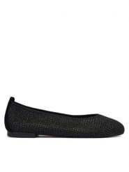 Caprice Baleriny 9-22112-46 Czarny. Czarne baleriny Caprice, bez wzorów, ze skóry, bez obcasa, bez zapięcia. Za 206.99 zł.