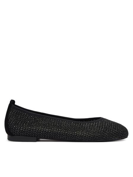 Caprice Baleriny 9-22112-46 Czarny. Czarne baleriny Caprice, bez wzorów, ze skóry, bez obcasa, bez zapięcia. Za 206.99 zł.