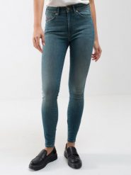 Jeansy damskie push up z wysokim stanem niebieskie Melinda High Waist 327. Niebieskie jeansy BIG STAR, l, bez wzorów, z jeansu, eleganckie, z podwyższonym stanem. W wyprzedaży za 229.99 zł.