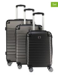 Canadian Peak 3-częściowy zestaw "Shockeak" w kolorze antracytowym rozmiar: onesize. Czarne walizki Canadian Peak. Za 404.99 zł.
