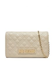 LOVE MOSCHINO Torebka JC4079PP1MLA0110 Écru. Listonoszki Love Moschino, bez wzorów, ze skóry, bez dodatków. Za 389.99 zł.