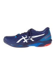 Asics Buty sportowe "Solution Speed FF 2" w kolorze granatowym rozmiar: 43,5. Niebieskie buty do biegania ASICS, bez wzorów, bez zapięcia, do biegania. Za 425.95 zł.