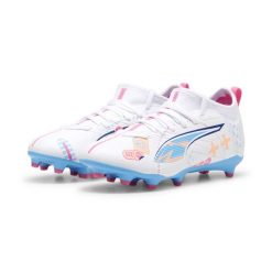 Młodzieżowe buty piłkarskie ULTRA 5 MATCH VOLUME UP FG/AG PUMA. Biała buty do biegania Puma, bez wzorów, bez zapięcia, do biegania. Za 179.99 zł.