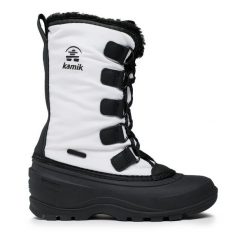 Śniegowce Kamik. Białe śniegowce Kamik, bez wzorów, bez zapięcia. Za 479.99 zł.