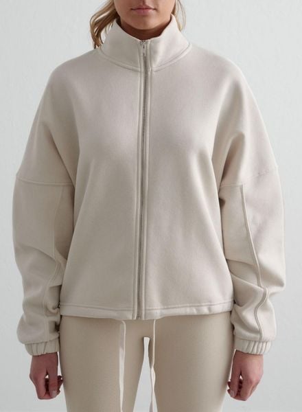 Damska bluza na zamek, stójka, mieszanka bawełny Campus Sweat gliniany. Brązowe bluzy AIM'N, l, bez wzorów, z bawełny, bez kaptura, na fitness i siłownię. Za 390.00 zł.