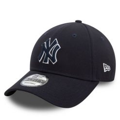 Czapka z daszkiem New Era. Niebieskie czapki z daszkiem New Era, bez wzorów. Za 109.99 zł.