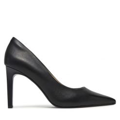 Szpilki Calvin Klein. Czarne szpilki Calvin Klein, bez wzorów, bez obcasa, na szpilce, bez zapięcia. Za 699.99 zł.