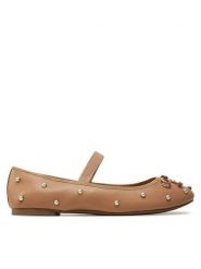 Aldo Baleriny Byanca 13873096 Beżowy. Brązowe baleriny Aldo, bez wzorów, ze skóry, bez obcasa, bez zapięcia. Za 189.99 zł.