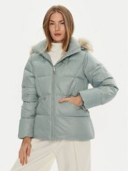 Calvin Klein Kurtka puchowa K20K207733 Niebieski Regular Fit. Niebieskie kurtki Calvin Klein, xs, bez wzorów, z puchu, bez kaptura. Za 719.99 zł.