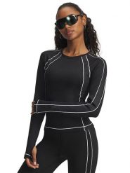 Under Armour Koszulka funkcyjna "ColdGear" w kolorze czarnym rozmiar: M. Czarne t-shirty sportowe Under Armour, m, bez wzorów, bez ramiączek, outdoorowe. Za 139.54 zł.