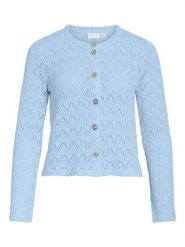 Vila Kardigan "Vicitra" w kolorze błękitnym rozmiar: XL. Niebieskie swetry Vila, xl, bez wzorów, bez ramiączek. Za 83.22 zł.