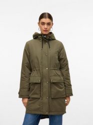 Vero Moda Parka w kolorze khaki rozmiar: M. Brązowe płaszcze Vero Moda, m, bez wzorów, bez kaptura. Za 236.05 zł.