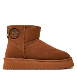 Śniegowce O'Neill. Brązowe śniegowce O'Neill, bez wzorów, bez zapięcia. Za 279.99 zł.