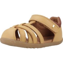 Sandały BOBUX CROSS JUMP Jasnobrązowy. Brązowe sandały BOBUX, bez wzorów, ze skóry, bez obcasa, bez zapięcia. Za 333.99 zł.