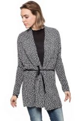 DAMSKI SWETER TOM TAILOR TWO COLORED CARDIGAN. Białe swetry Tom Tailor, xl, bez wzorów, bez ramiączek. W wyprzedaży za 59.99 zł.